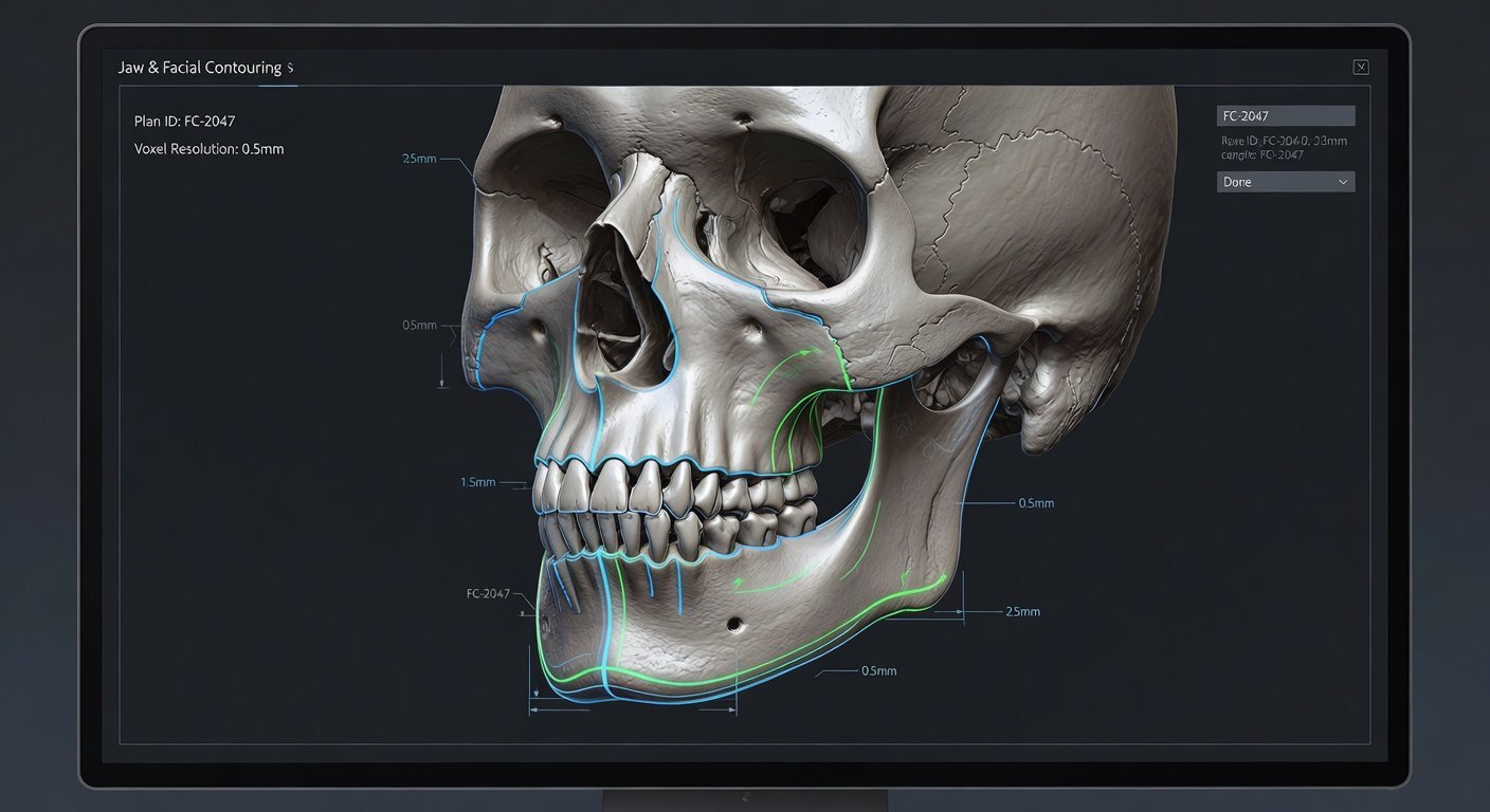 Orthognathic jaw surgery planned in 3D in Dubai